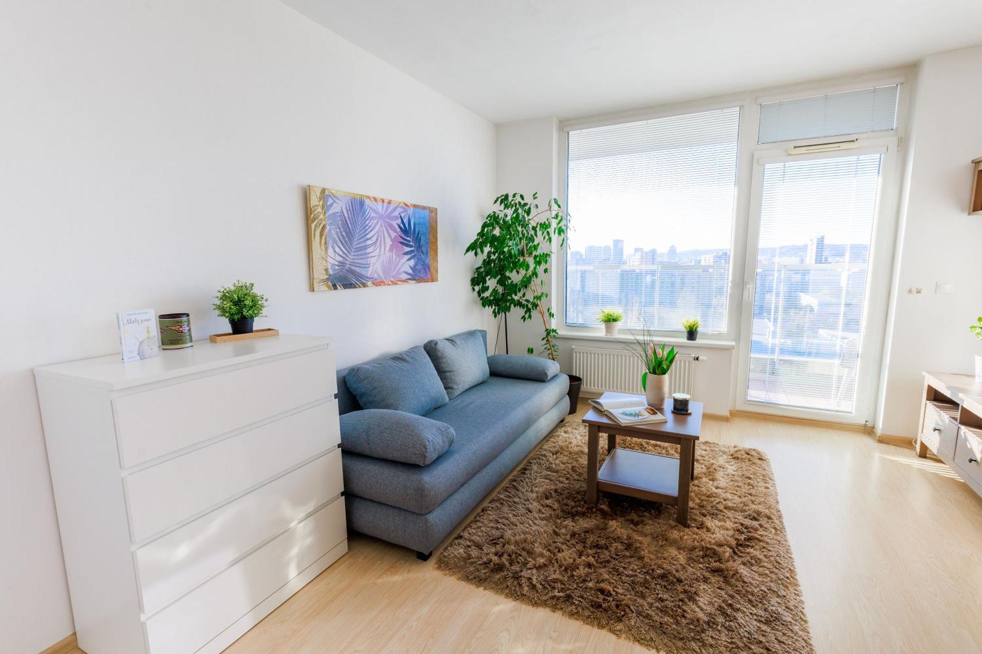 Sunny Apartment With Amazing Terrace On The 13Th Floor Near City Center Bratislava Exteriör bild